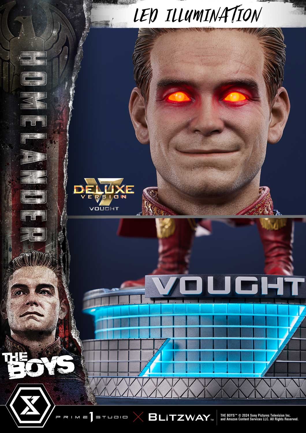 The Boys Homelander (Deluxe Version) Quarter Scale Statue  (Prototype Shown) View 11