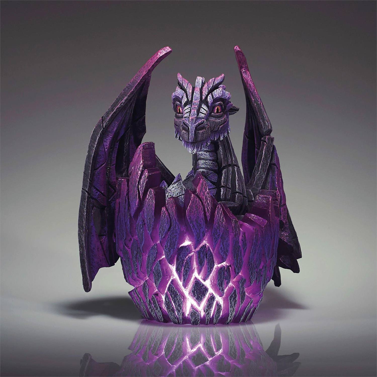 Lit Dragon Egg (Purple) Statue by Enesco | Sideshow Collectibles
