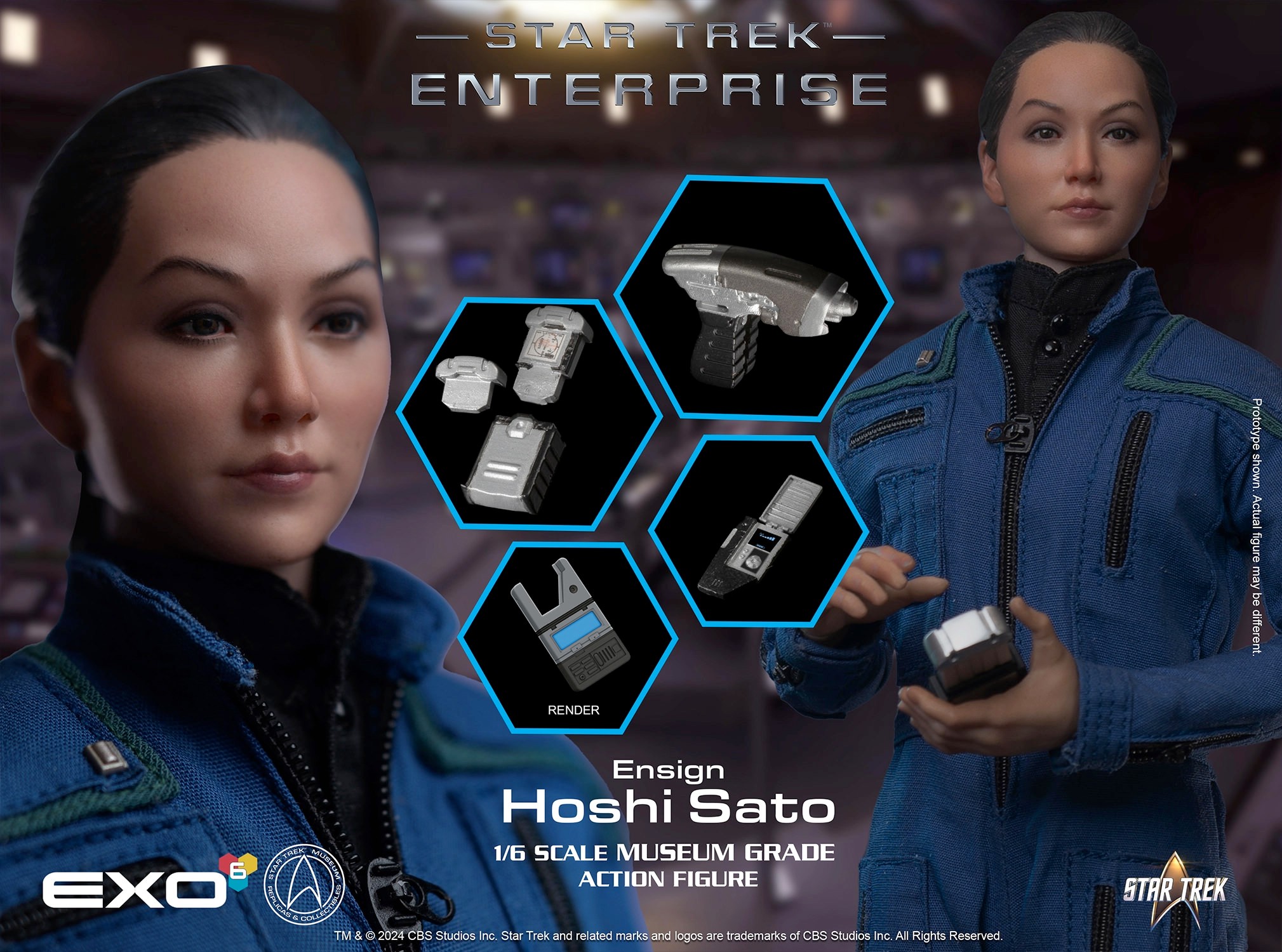 Ensign Hoshi Sato Sixth Scale Figure by EXO-6 | Sideshow
