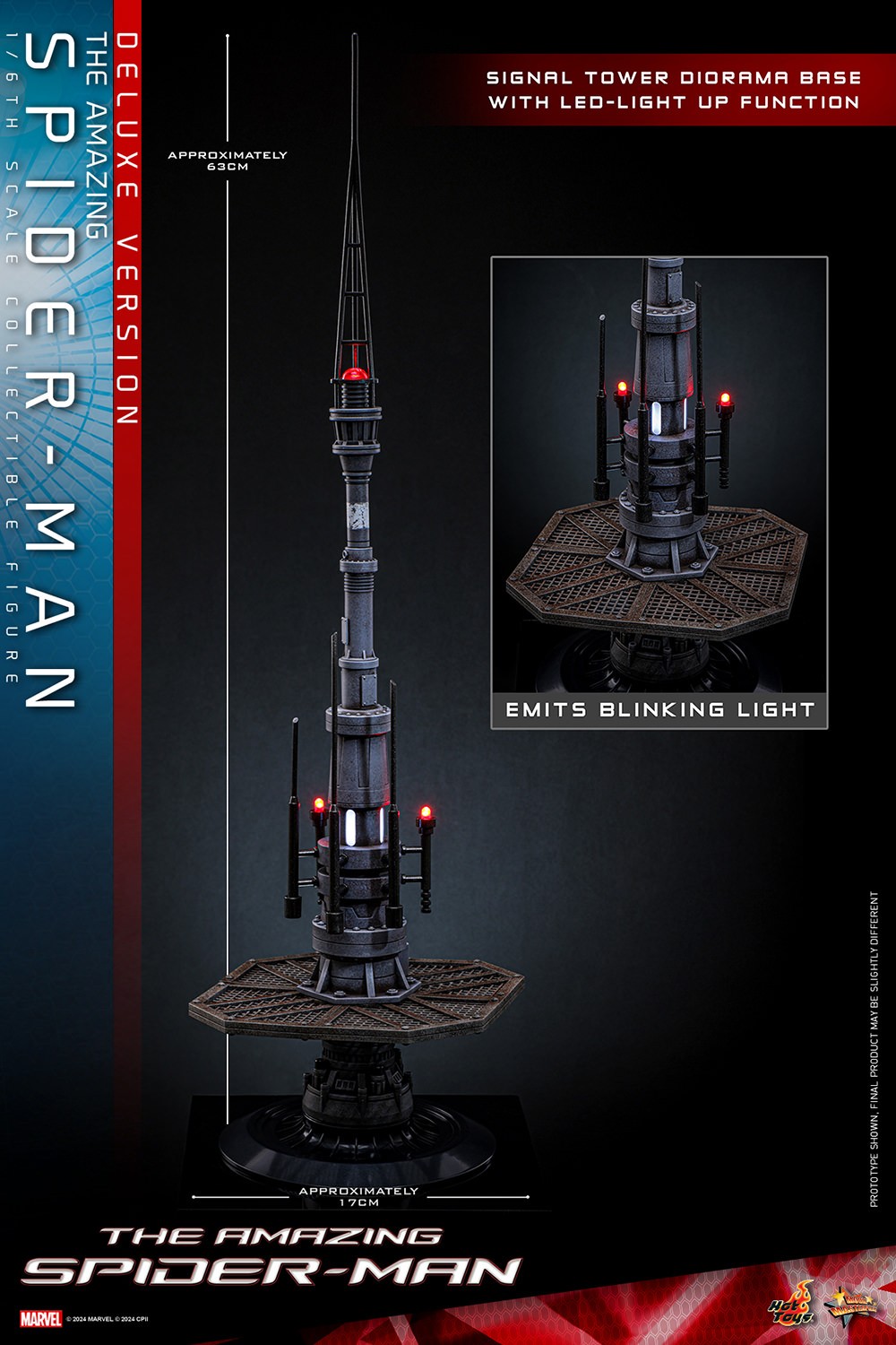 Marvel The Amazing Spider-Man (Deluxe Version) (Special Edition) Sixth Scale Figure  (Prototype Shown) View 6