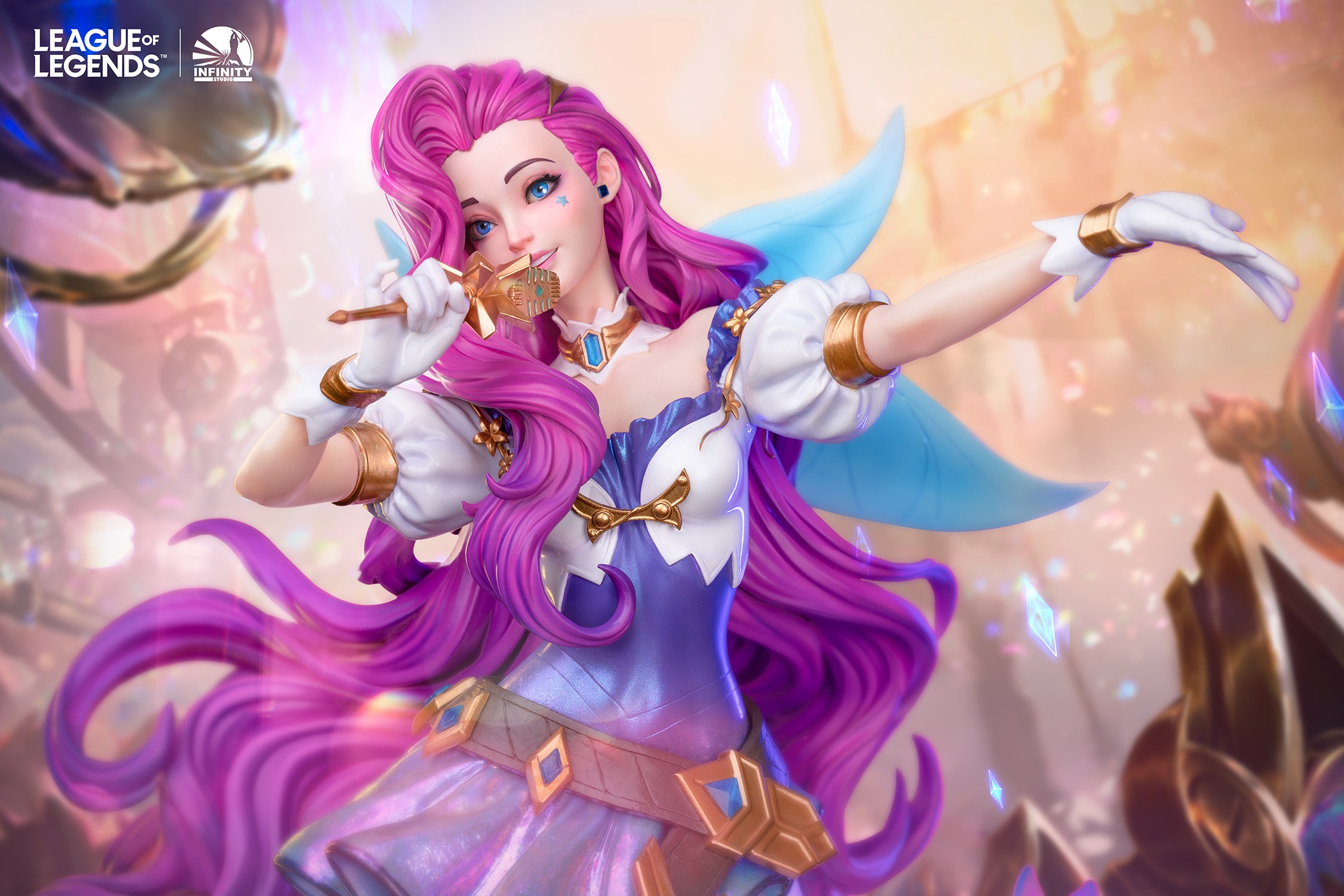 The Starry-Eyed Songstress – Seraphine Statue by Infinity Studio