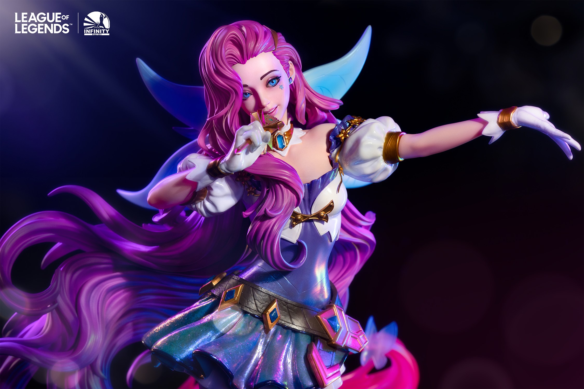 League of Legends Seraphine セラフィーン フィギュア LoL League of Legends Championship SERAPHINE Unlocked Statue