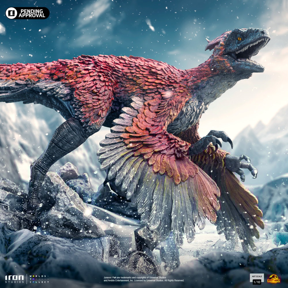 Pyroraptor Art Scale 1:10 Statue by Iron Studios | Sideshow Collectibles, image size:1000x1000