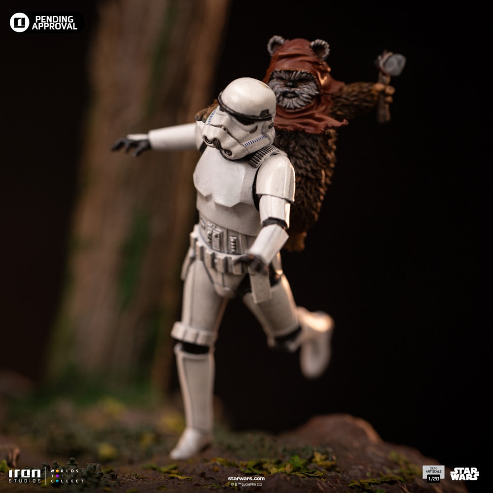 Star Wars AT-ST and Chewbacca Statues  (Prototype Shown) View 3
