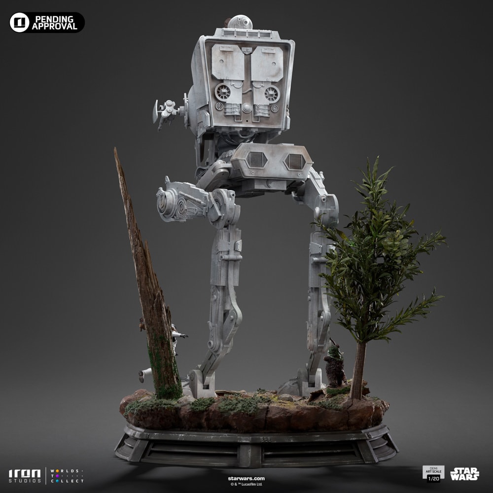 Star Wars AT-ST and Chewbacca Statues  (Prototype Shown) View 7