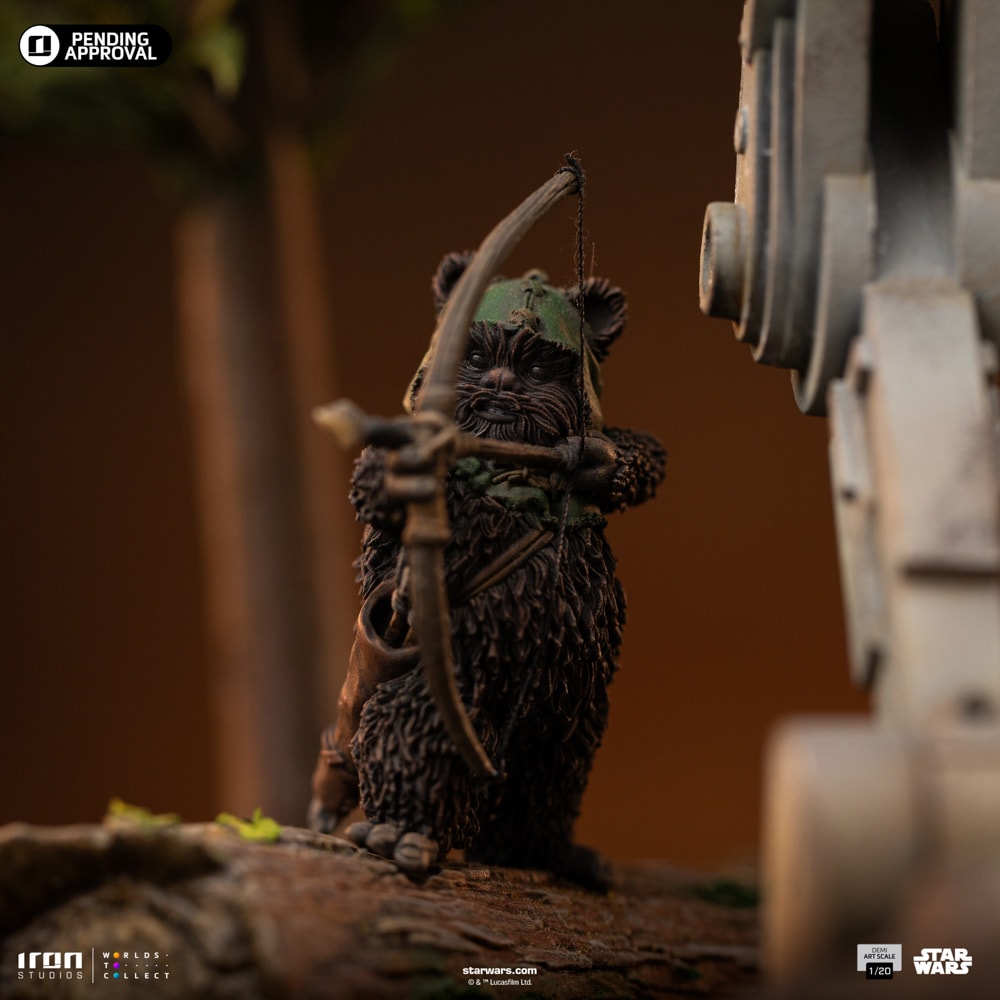 Star Wars AT-ST and Chewbacca Statues  (Prototype Shown) View 10