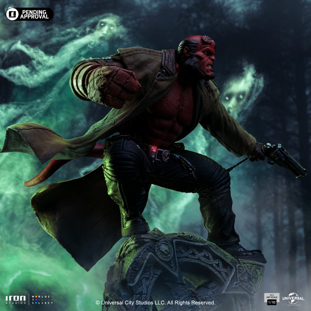 Hellboy Art Scale 1:10 Statue by Iron Studios | Sideshow