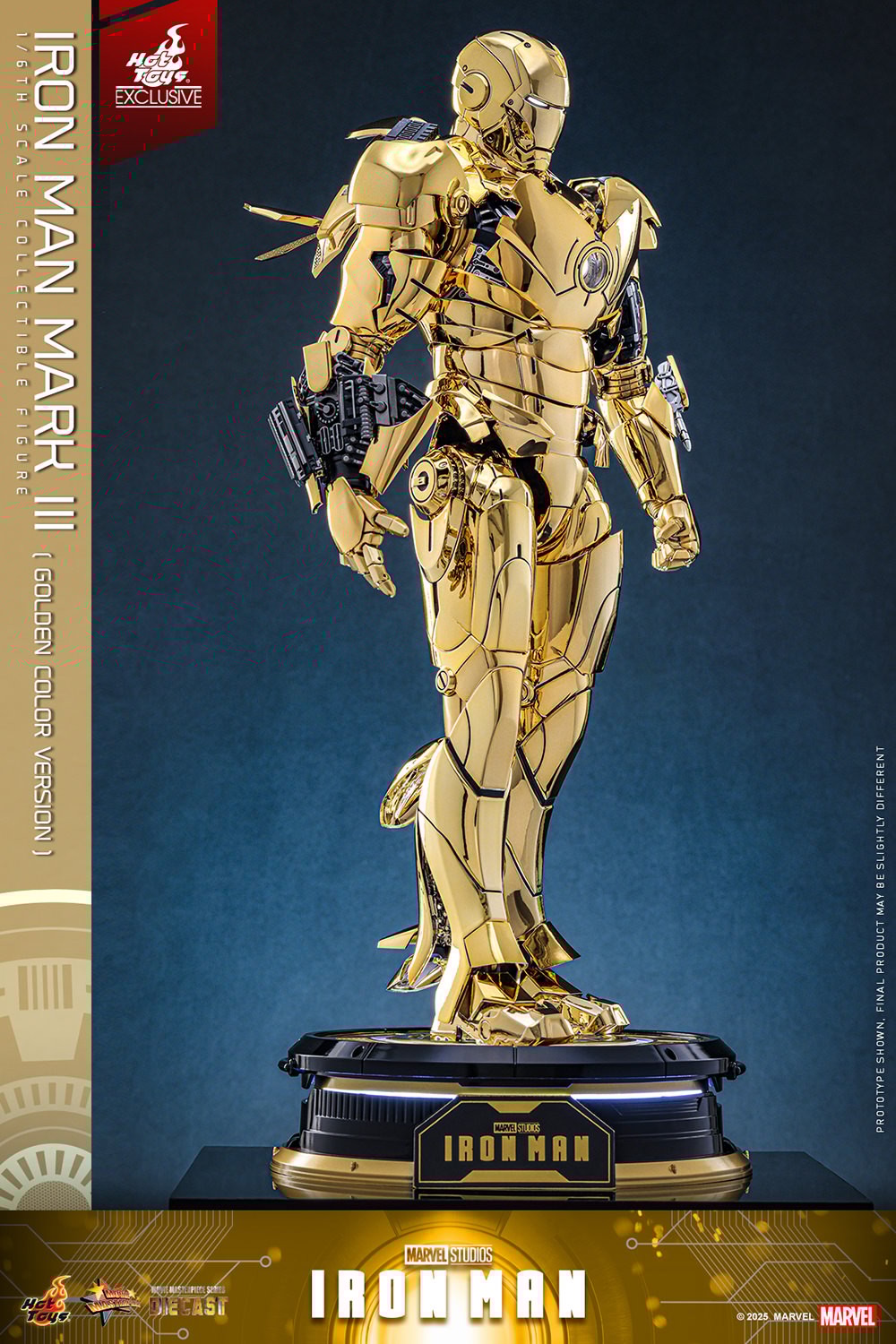 Iron Man Mark III (Golden Color Version) Sixth Scale Figure by Hot