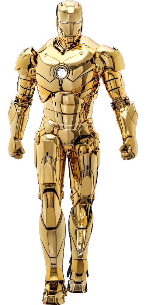 milet　ホットトイズ アイアンマン MARK III ゴールド Iron Man Mark III (Golden Color Version) Sixth Scale Figure