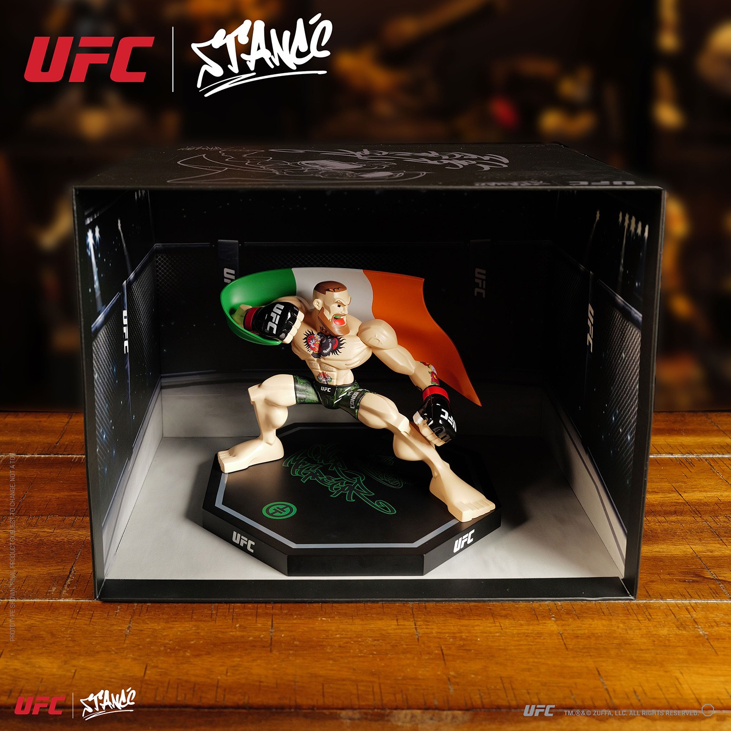 UFC Conor McGregor (Victory Flag Edition) Designer Collectible Statue  (Prototype Shown) View 9