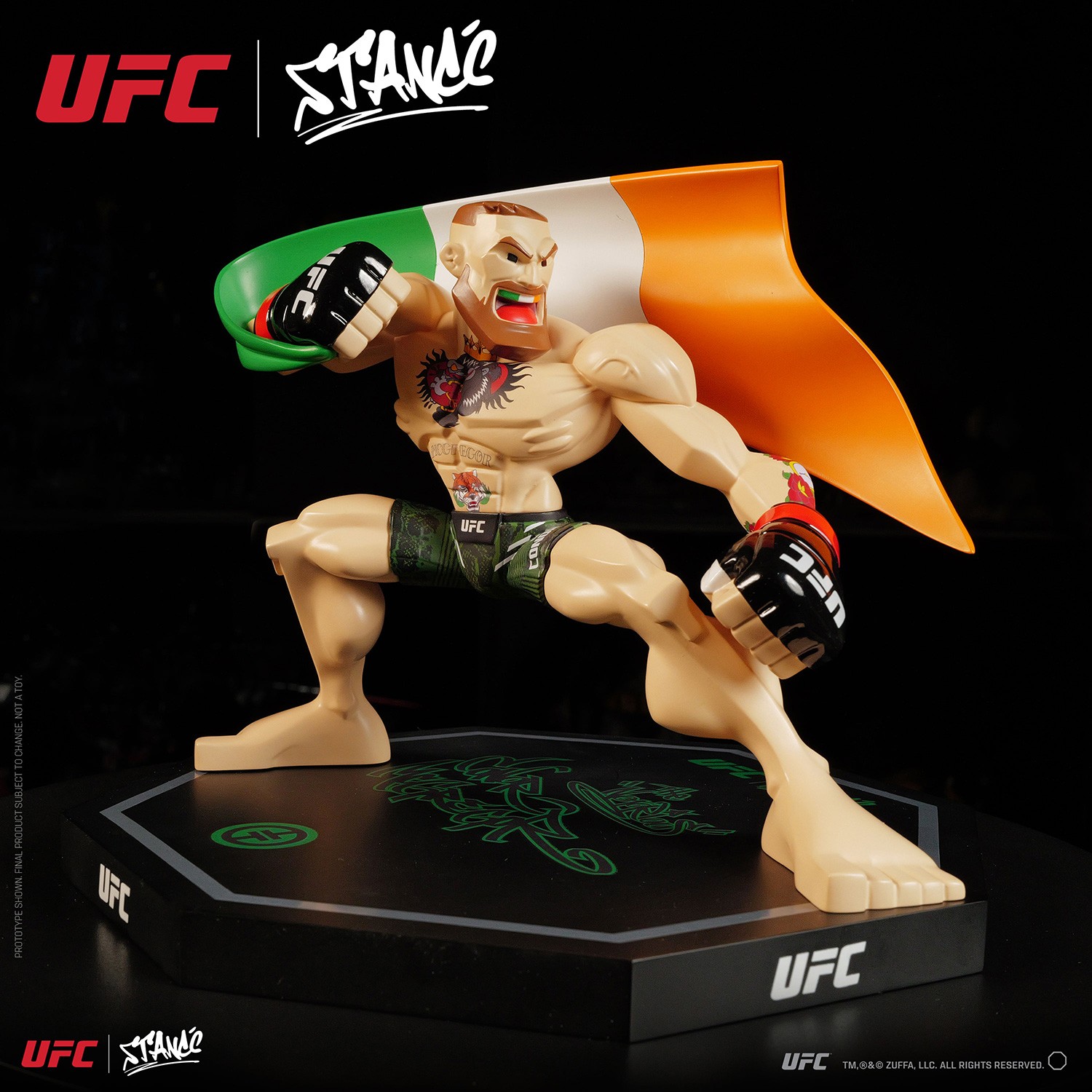 UFC Conor McGregor (Victory Flag Edition) Designer Collectible Statue  (Prototype Shown) View 10