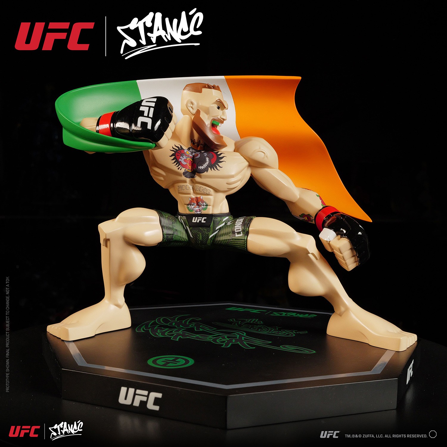 UFC Conor McGregor (Victory Flag Edition) Designer Collectible Statue  (Prototype Shown) View 11