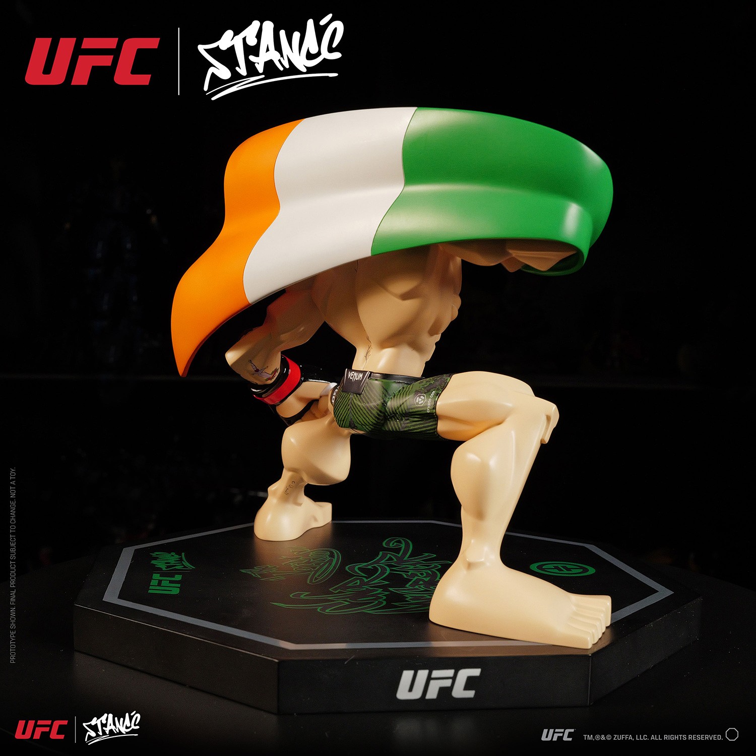 UFC Conor McGregor (Victory Flag Edition) Designer Collectible Statue  (Prototype Shown) View 12