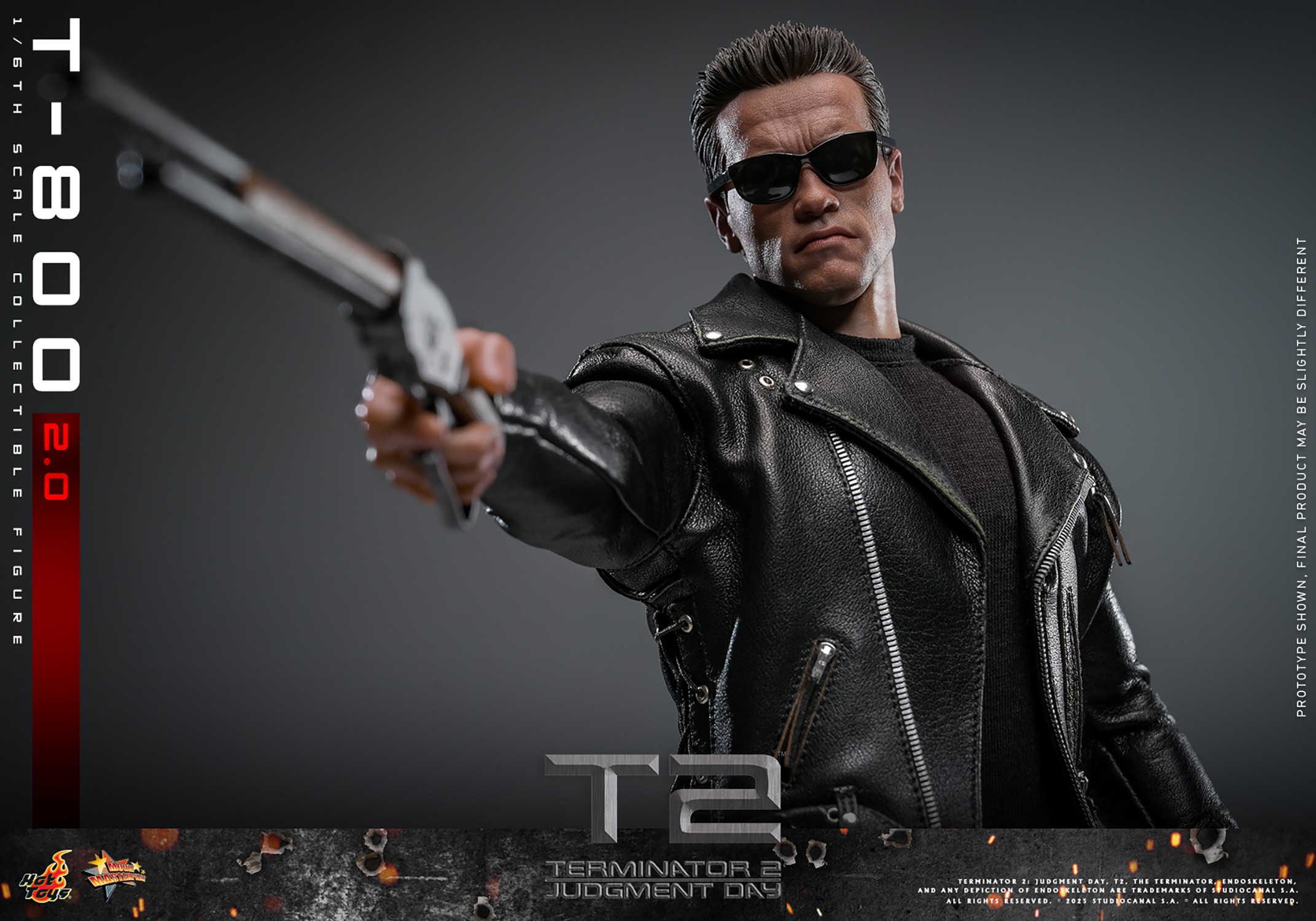 T-800 (2.0) Sixth Scale Figure by Hot Toys | Sideshow Collectibles