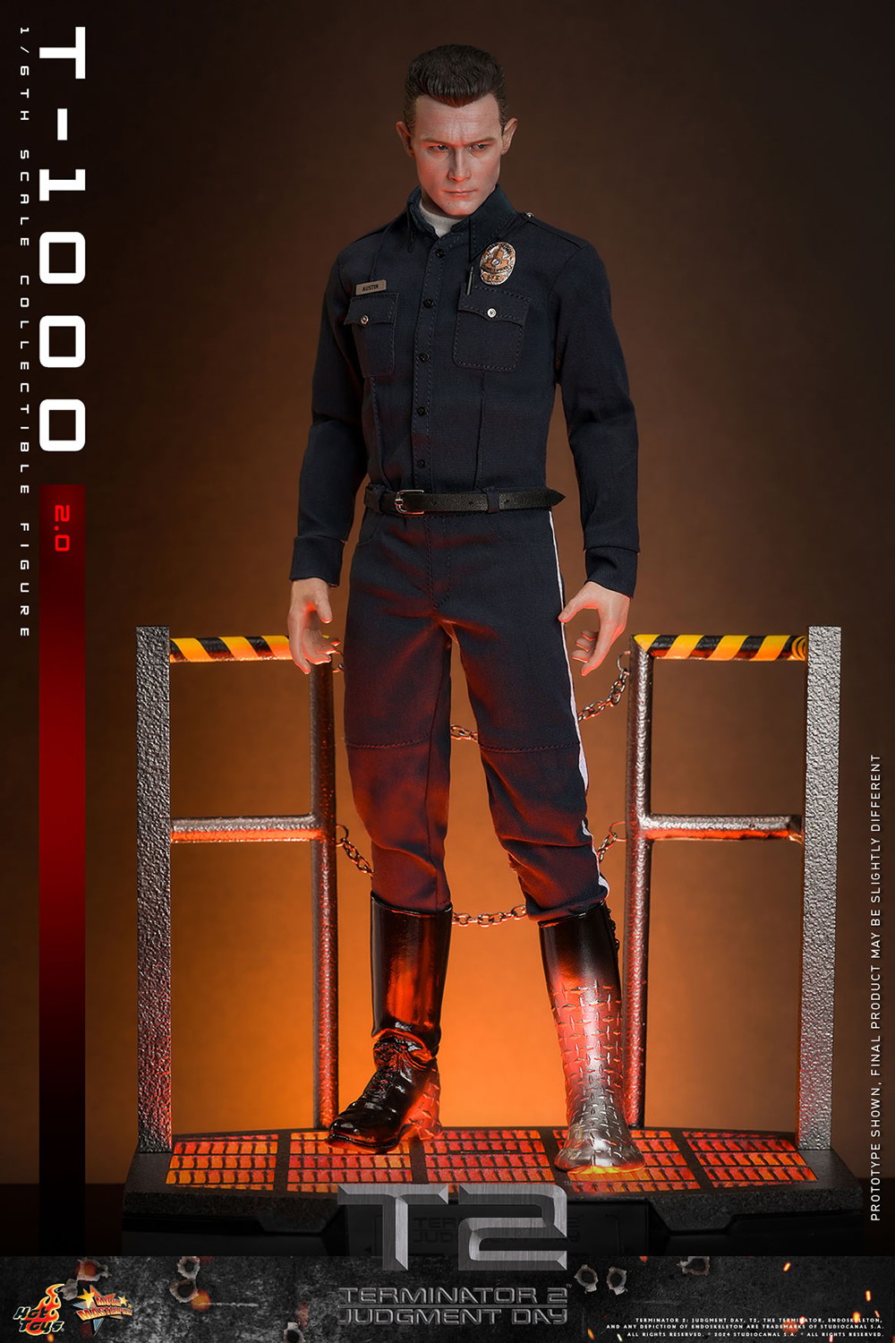 Terminator T-1000 (2.0) Sixth Scale Figure  (Prototype Shown) View 8