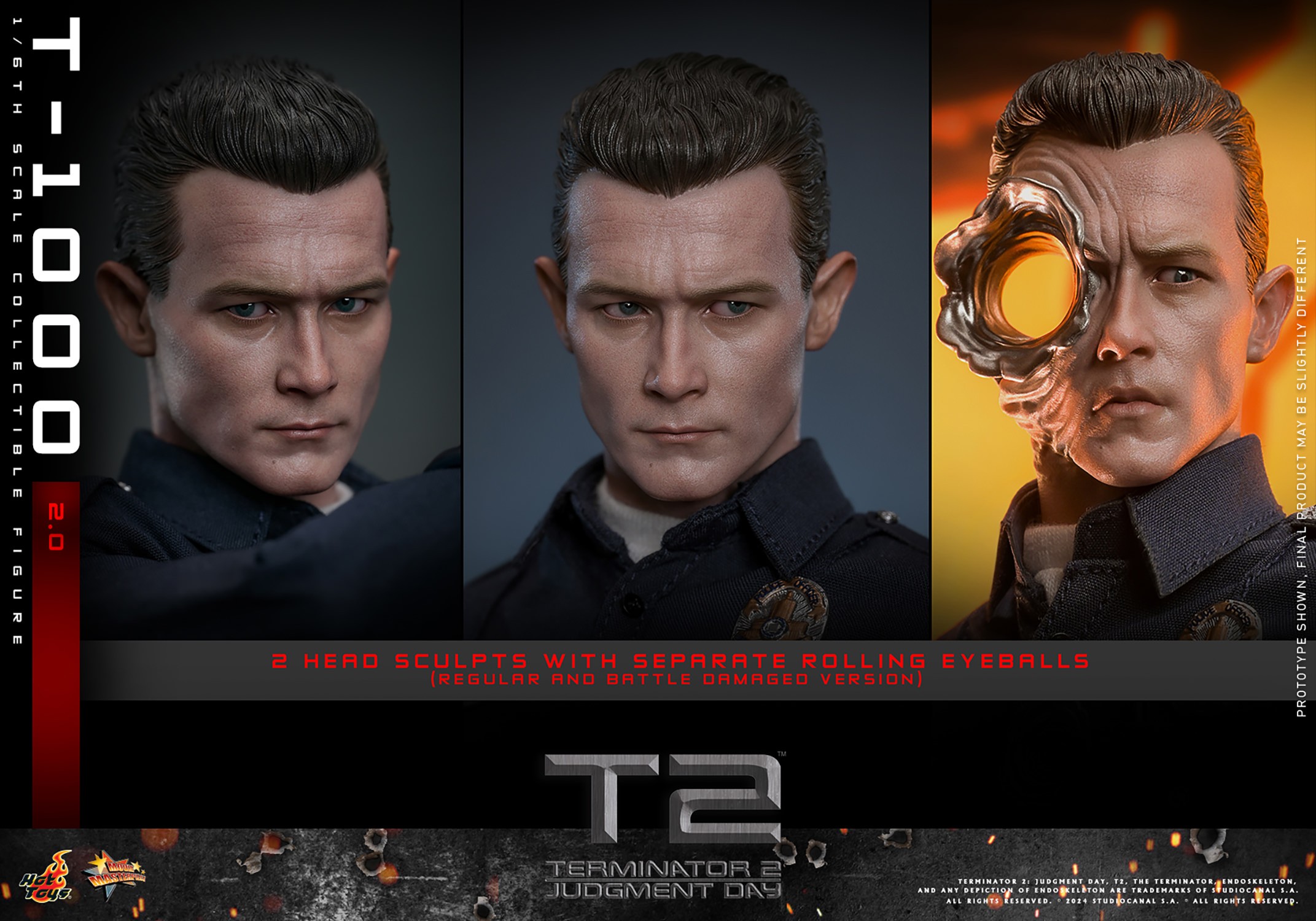 T-1000 (2.0) Sixth Scale Figure by Hot Toys | Sideshow