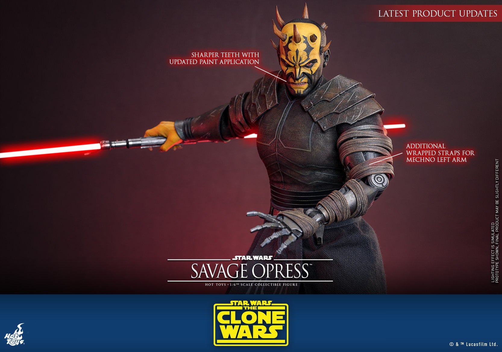 Star Wars Savage Opress Sixth Scale Figure  (Prototype Shown) View 3