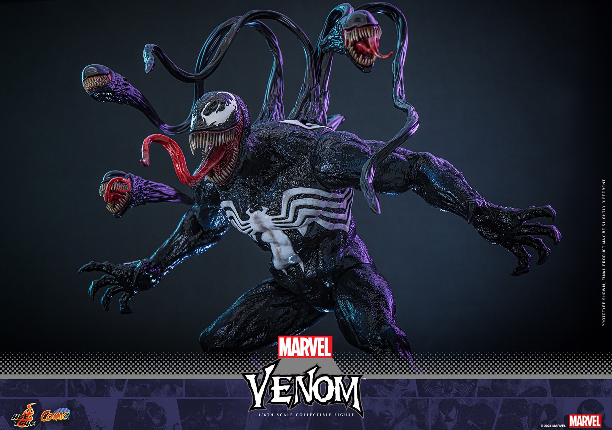 Marvel Venom Sixth Scale Figure  (Prototype Shown) View 4