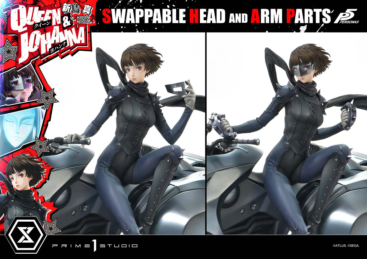 Persona Makoto Niijima "Queen" & Johanna Quarter Scale Statue  (Prototype Shown) View 8