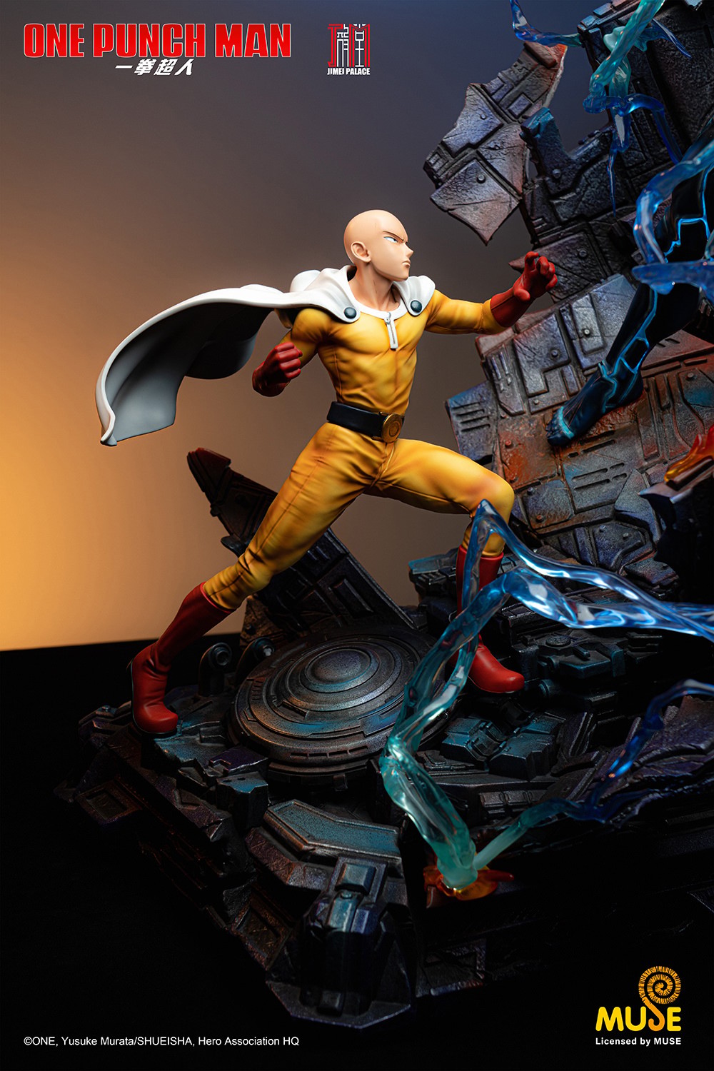One-Punch Man Saitama VS Lord Boros Statues  (Prototype Shown) View 7