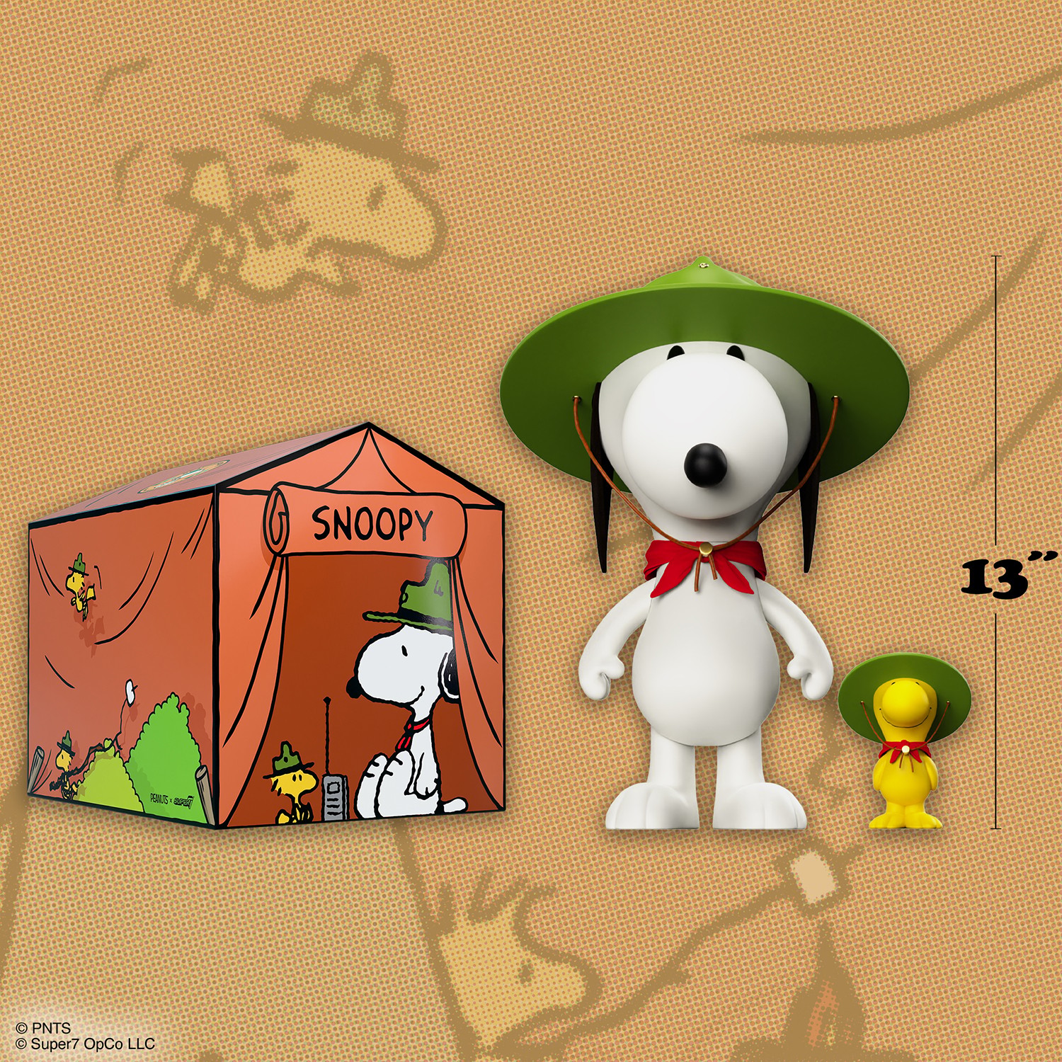 Peanuts Beagle Scout Snoopy Vinyl Collectible  (Prototype Shown) View 2