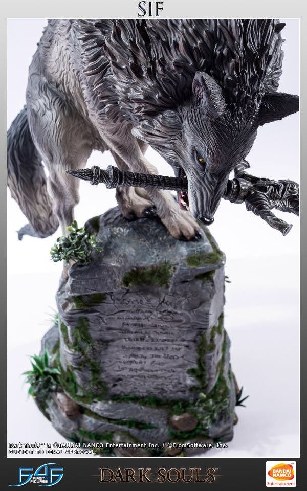 Dark Souls The Great Grey Wolf, Sif Statues  (Prototype Shown) View 9