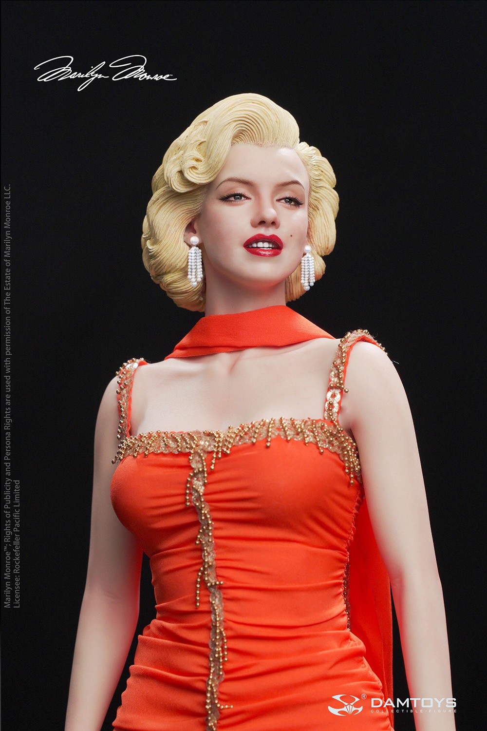 Figurine Marilyn Monroe – Les Hommes Préfèrent Les Blondes – 40 Cm – PoiSize – Boîte Scellée