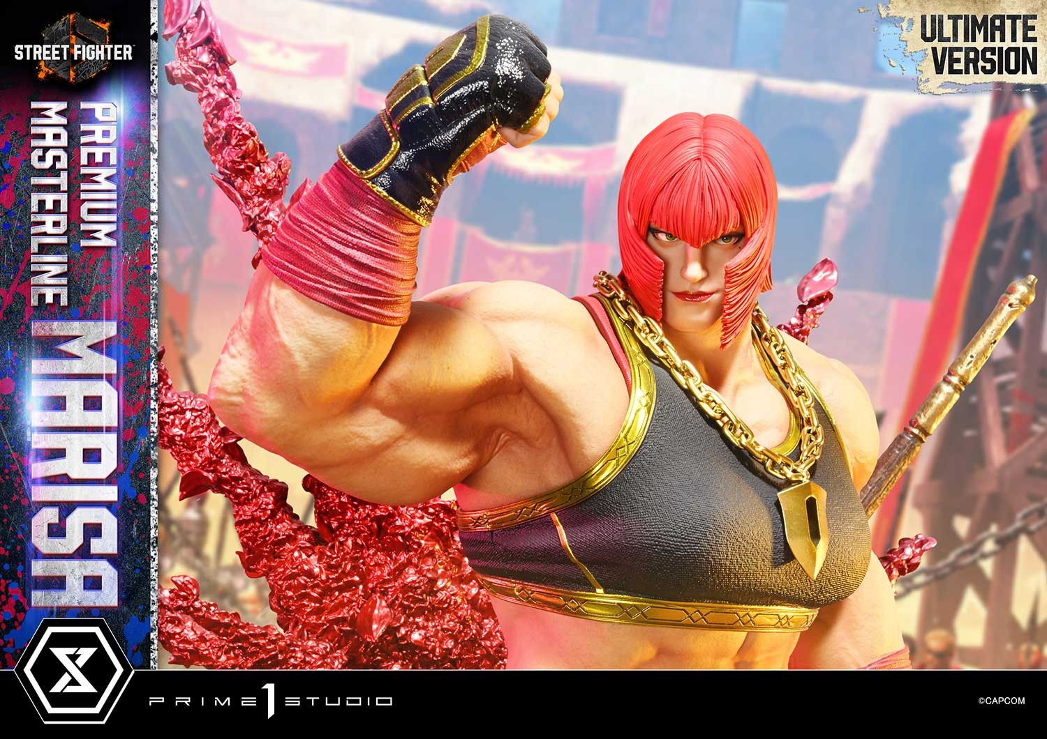 Street Fighter Marisa (Ultimate Version) Quarter Scale Statue  (Prototype Shown) View 6