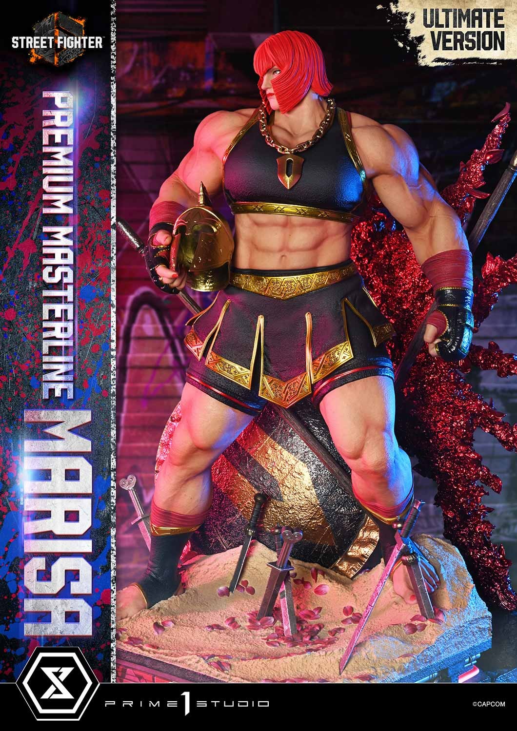 Street Fighter Marisa (Ultimate Version) Quarter Scale Statue  (Prototype Shown) View 8