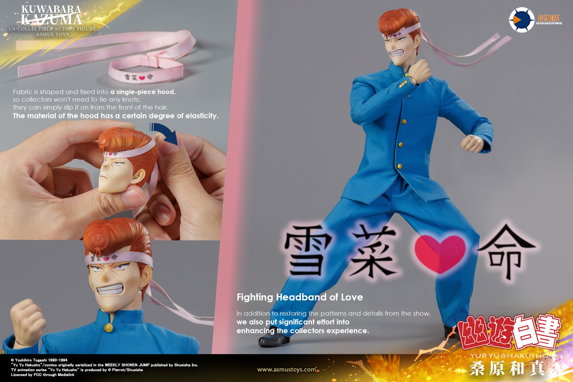 YuYu Hakusho Kazuma Kuwabara (Luxury Edition) Sixth Scale Figure  (Prototype Shown) View 24