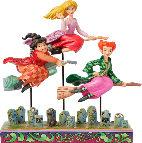 Disney Sanderson Sisters Flying Figurine  (Prototype Shown) View 8