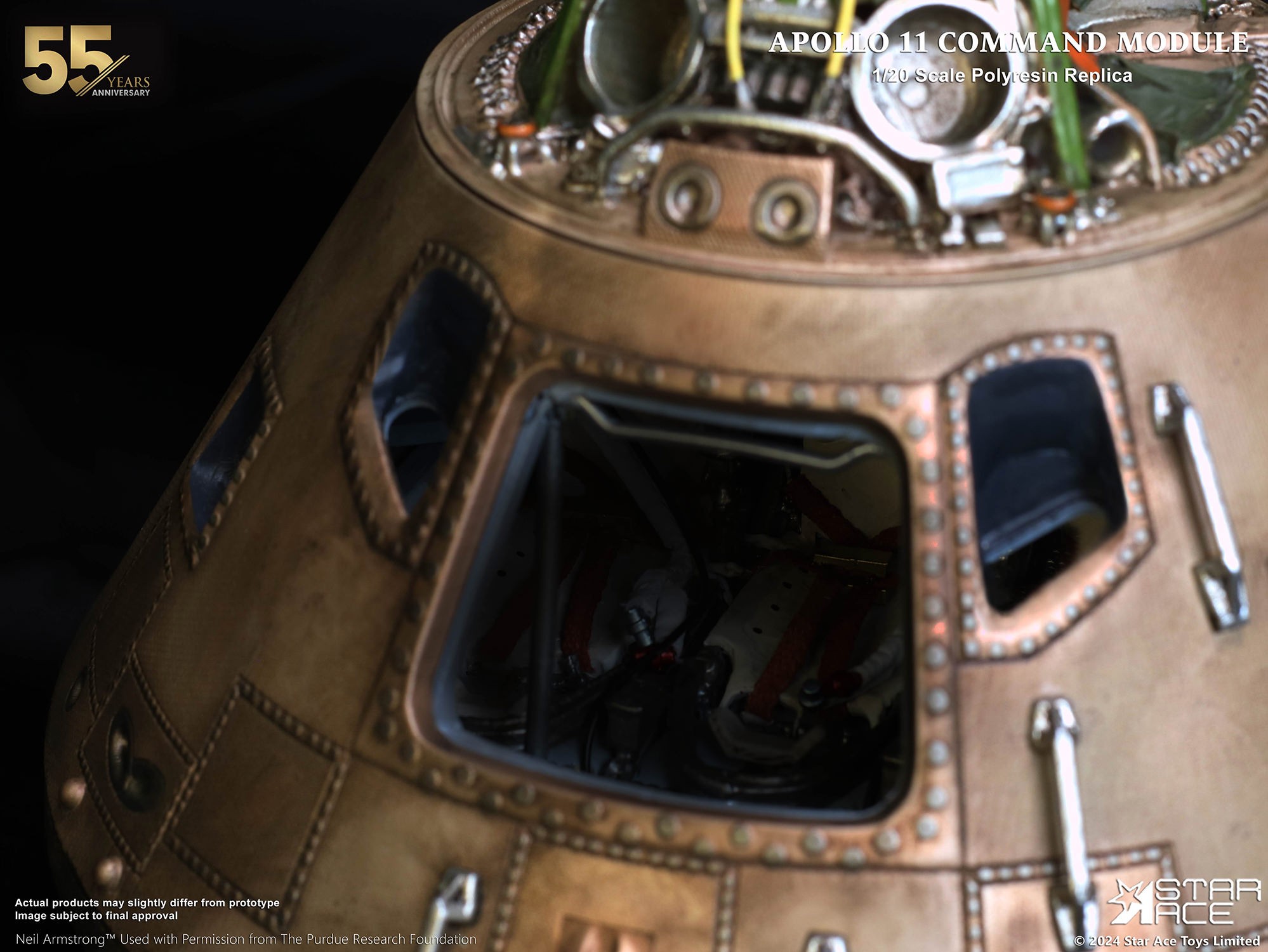 Apollo11 Command Module Deluxe Scaled Replica by Star Ace