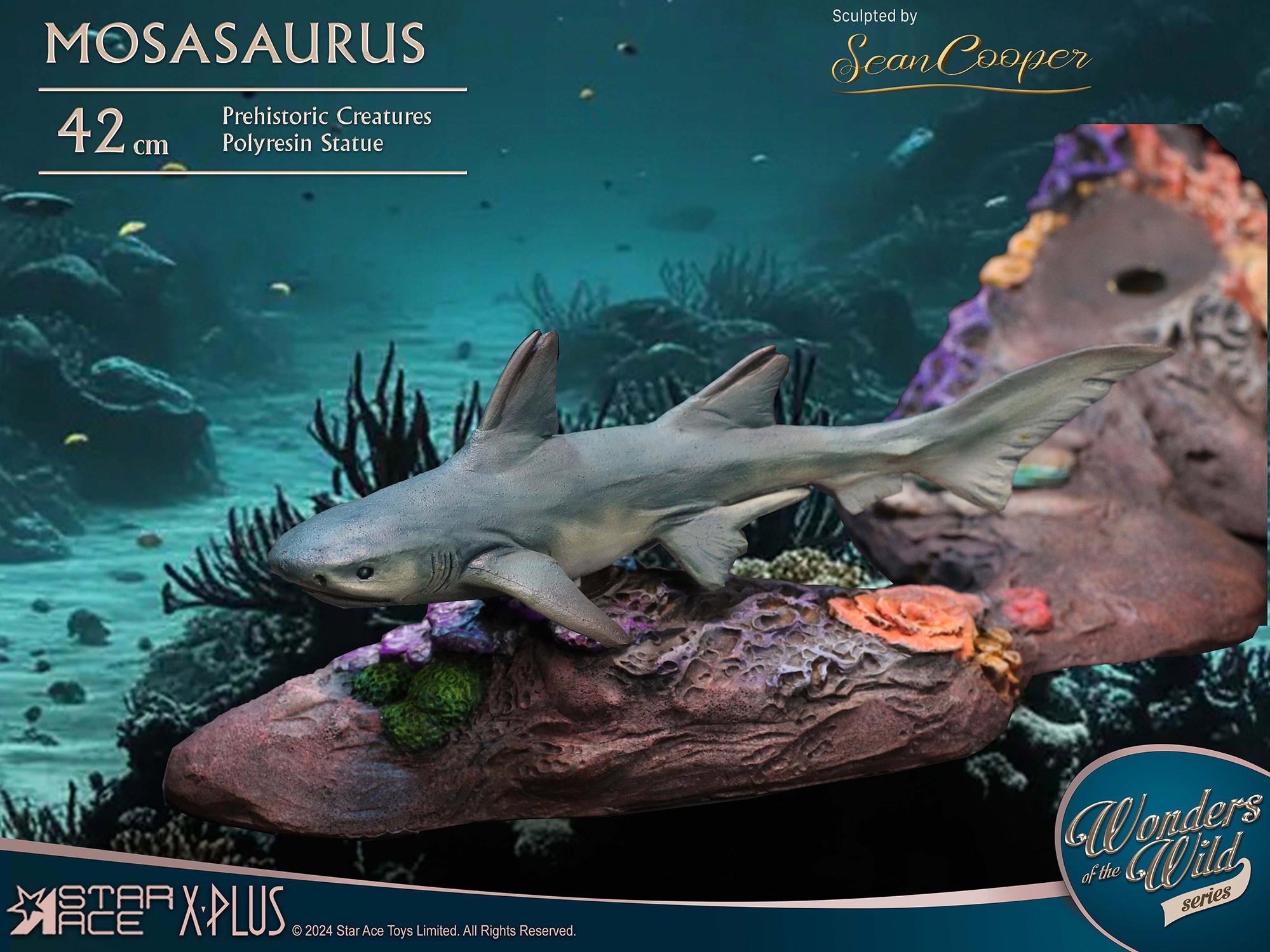 Pre-Historic Creatures Mosasaurus Deluxe Statues  (Prototype Shown) View 8