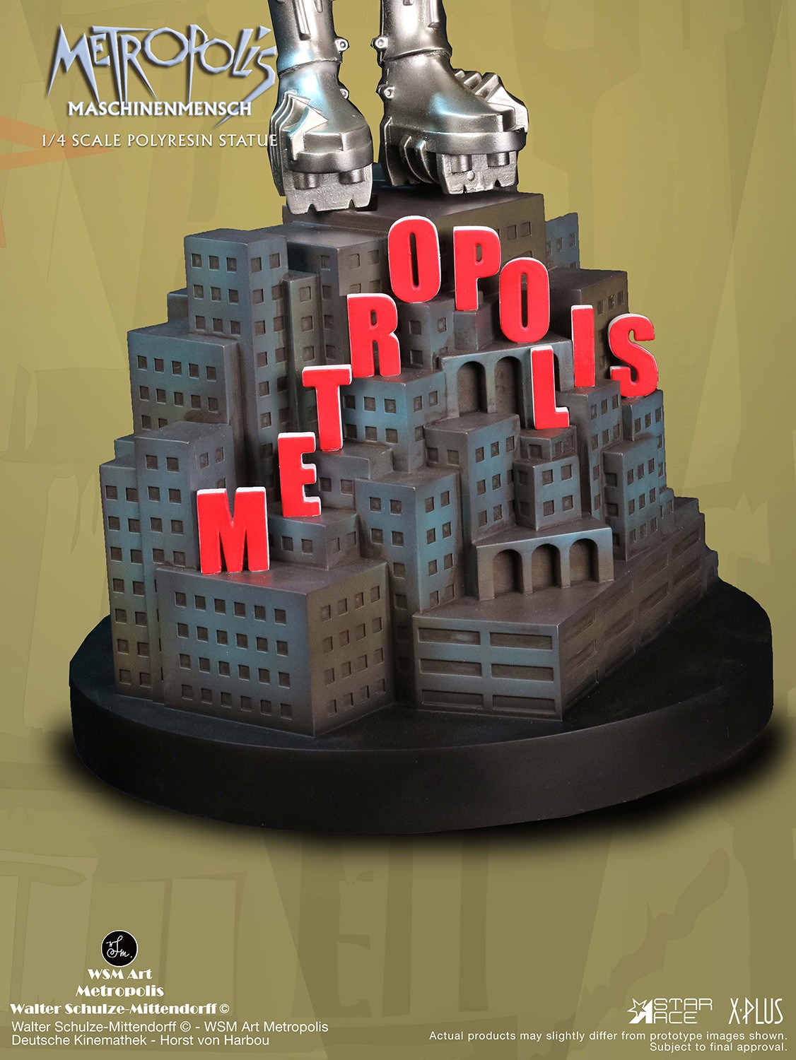 Metropolis Maschinenmensh (Silver Color) Statues  (Prototype Shown) View 4