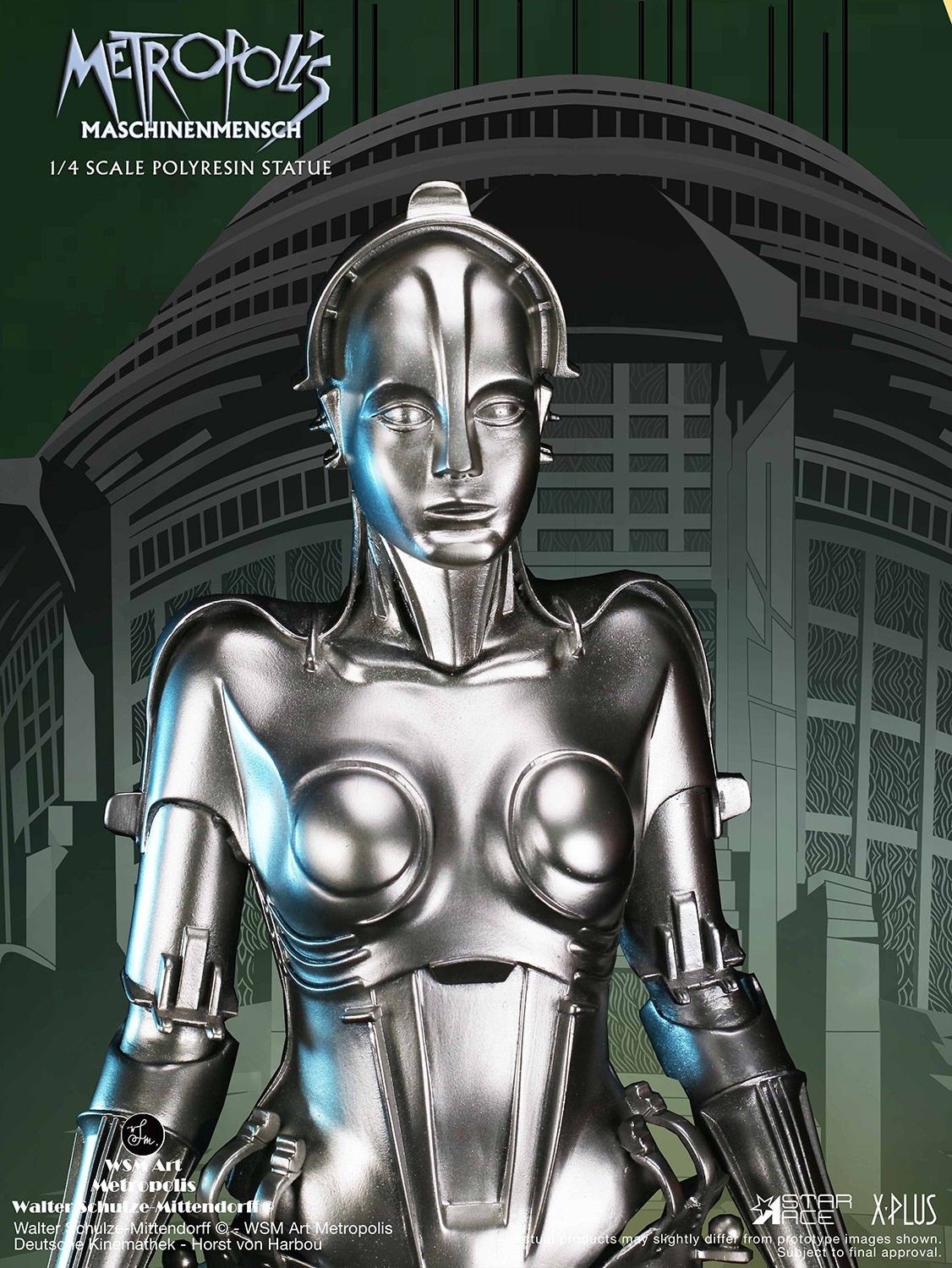 Metropolis Maschinenmensh (Silver Color) Statues  (Prototype Shown) View 6