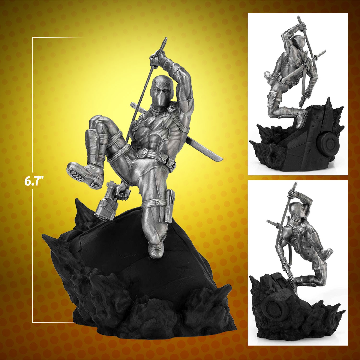 Marvel Deadpool Pewter Collectible  (Prototype Shown) View 2