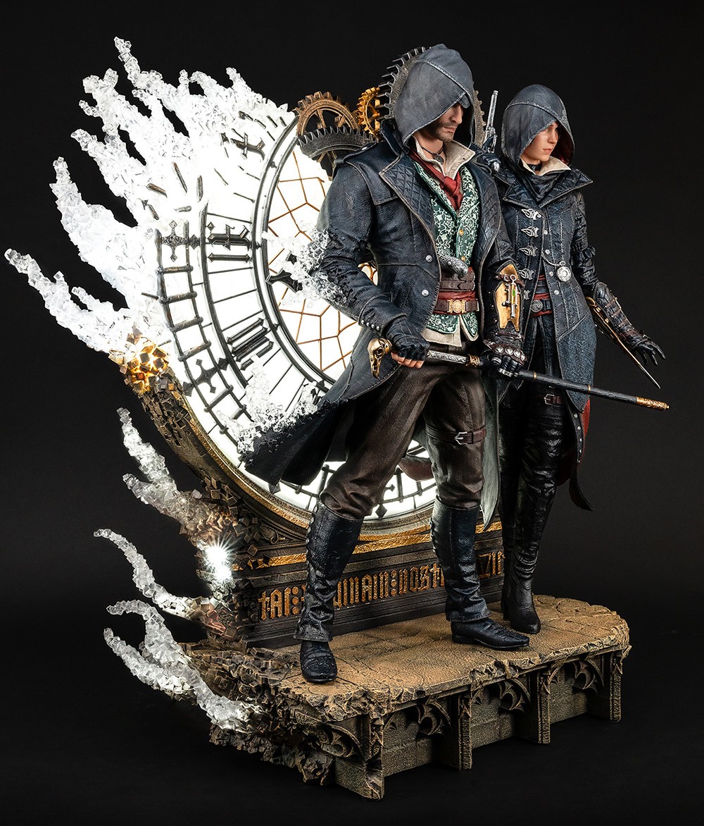 Assassins Creed Animus Jacob & Evie Frye Statues  (Prototype Shown) View 5