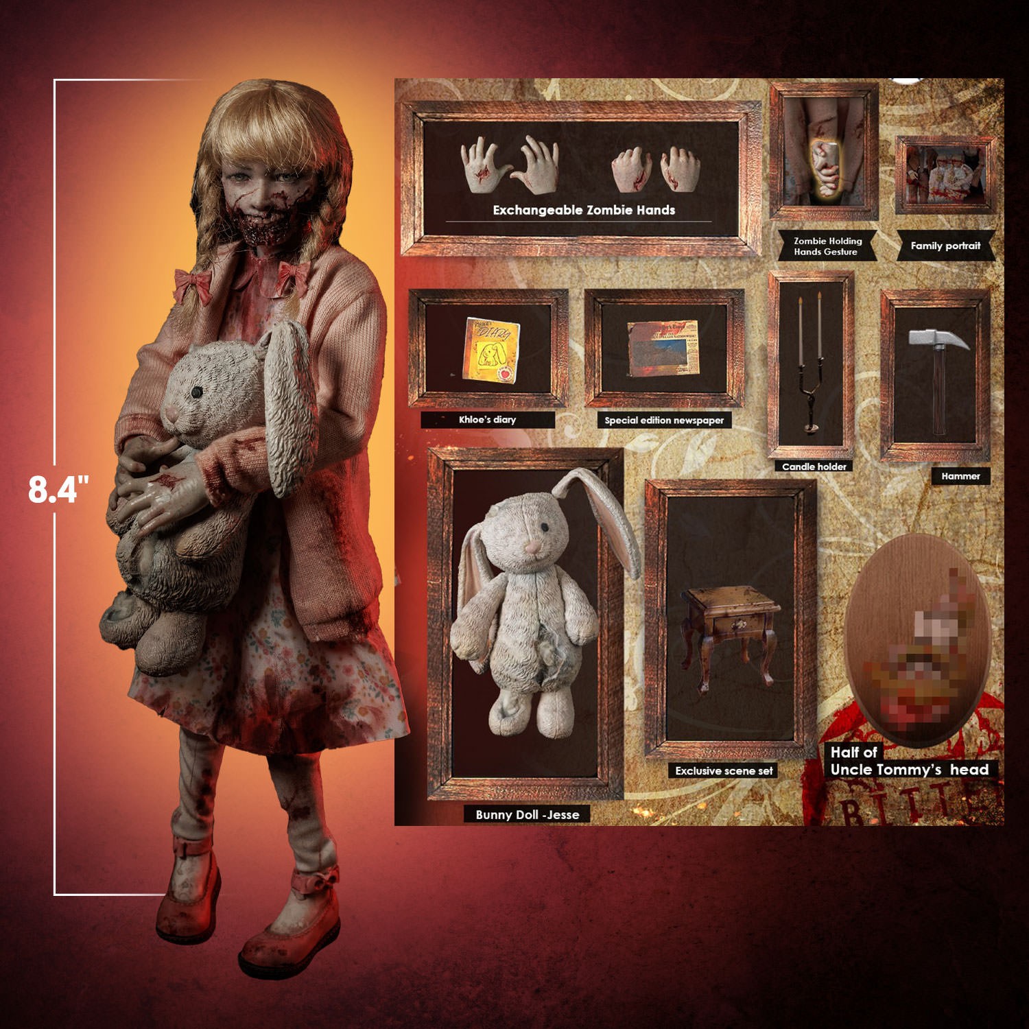 Bitten Khloe Sixth Scale Figure  Collector Edition (Prototype Shown) View 2