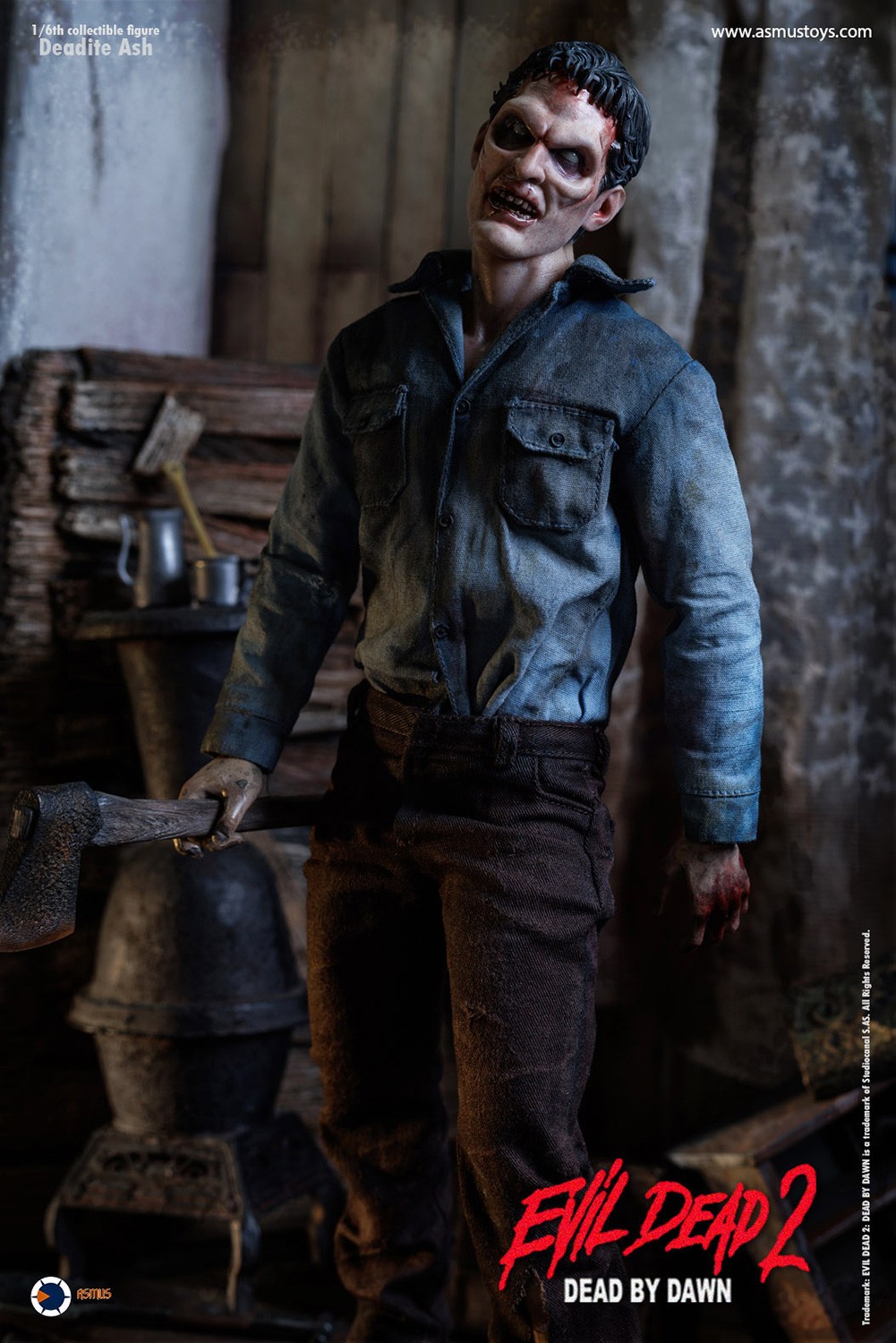 The Evil Dead Deadite Ash Sixth Scale Figure  (Prototype Shown) View 1