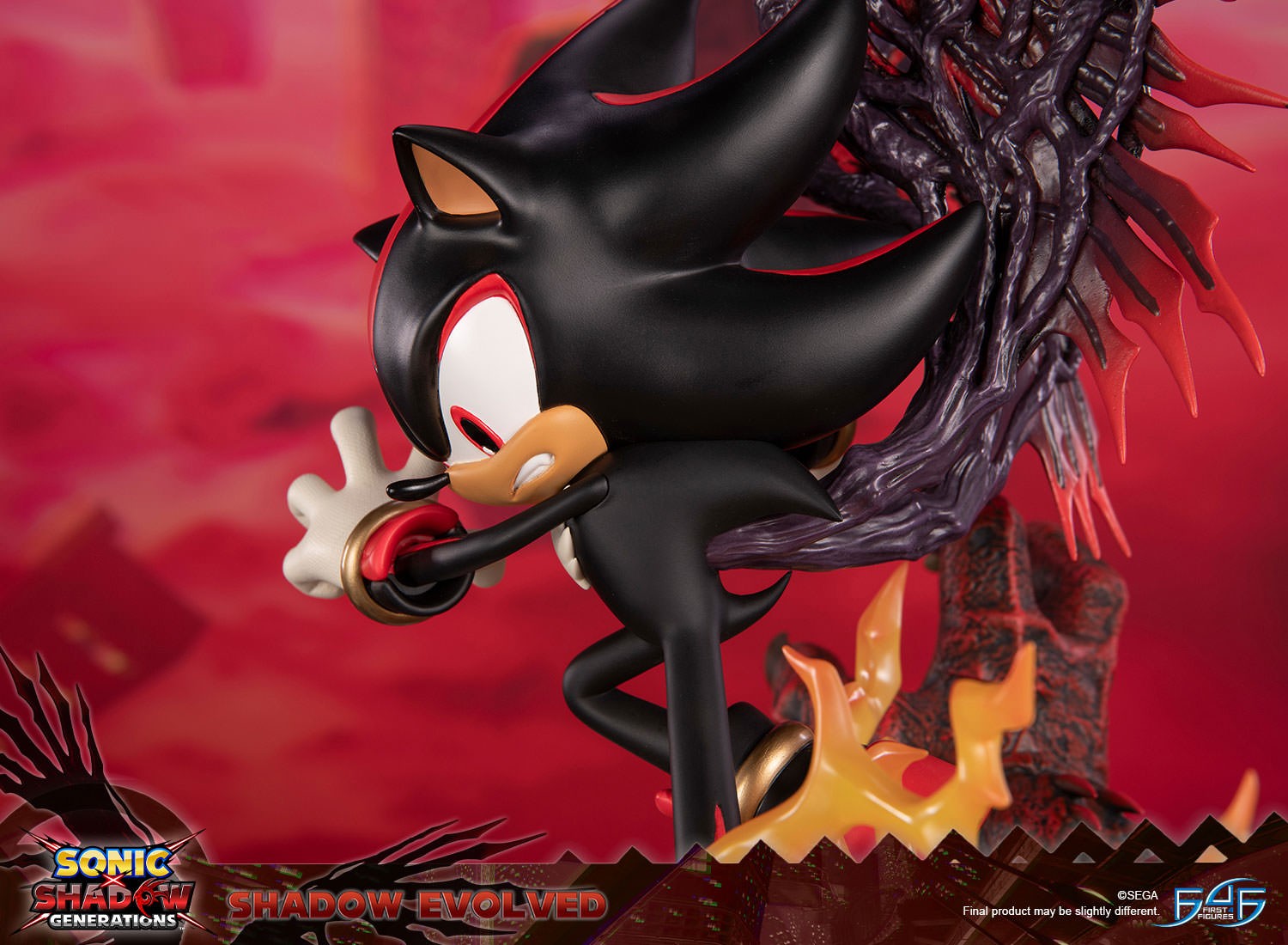 Sonic the Hedgehog Shadow Evolved Statues  (Prototype Shown) View 3