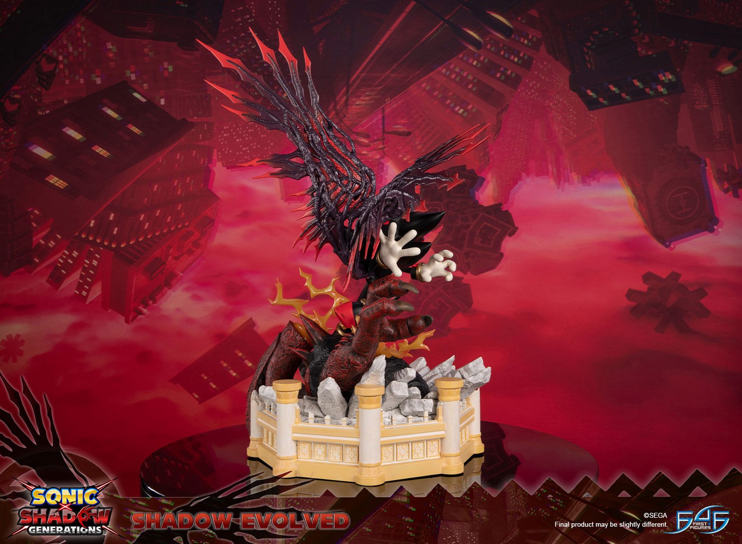 Sonic the Hedgehog Shadow Evolved Statues  (Prototype Shown) View 11
