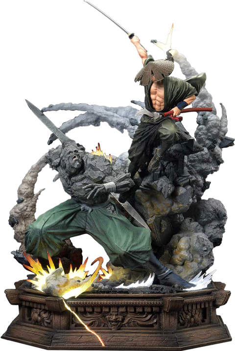 Ninja Scroll Jubei Versus Tessai (Deluxe Bonus Version) Quarter Scale Statue  (Prototype Shown) View 9