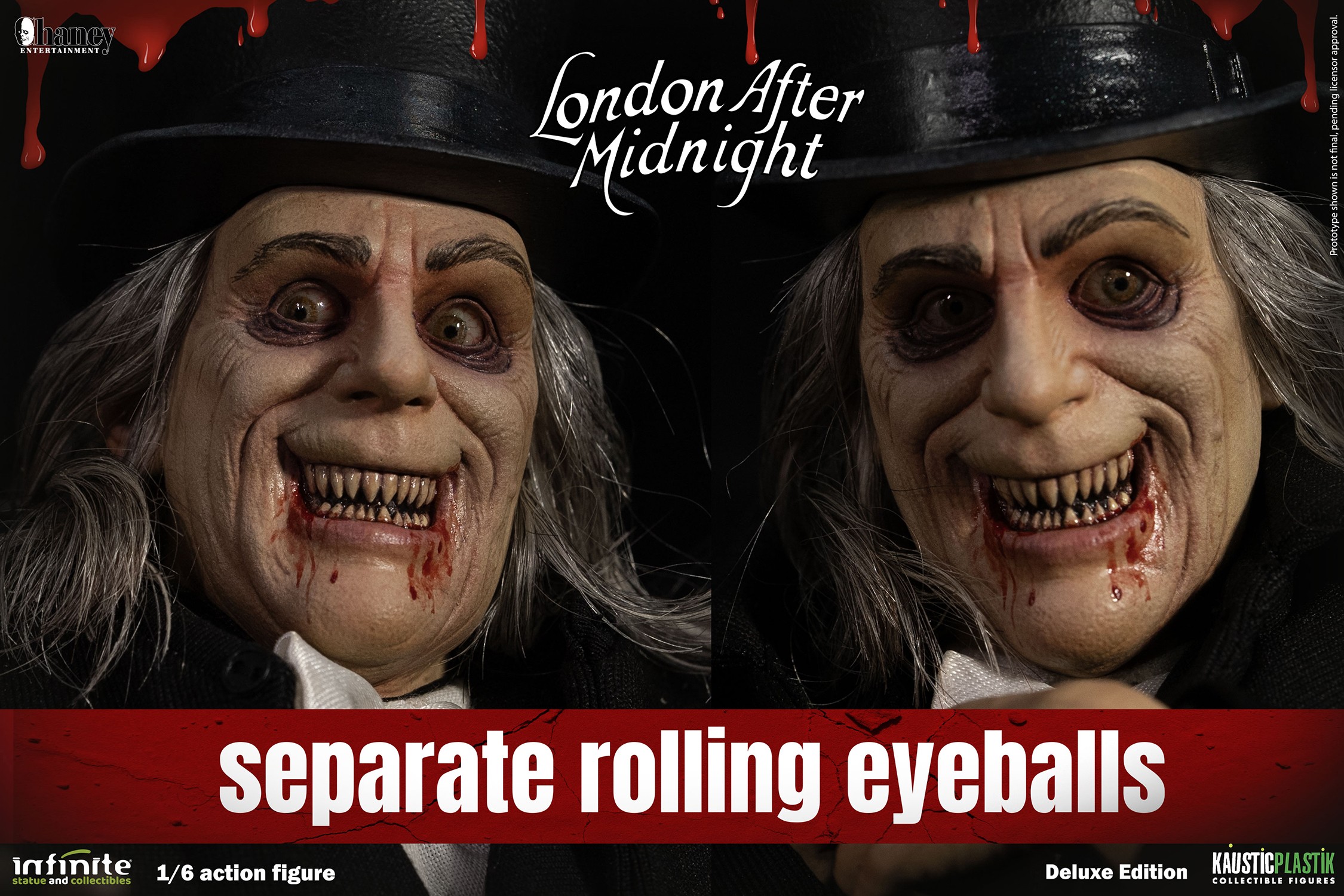 London After Midnight Lon Chaney as London After Midnight Deluxe Sixth Scale Figure  (Prototype Shown) View 14