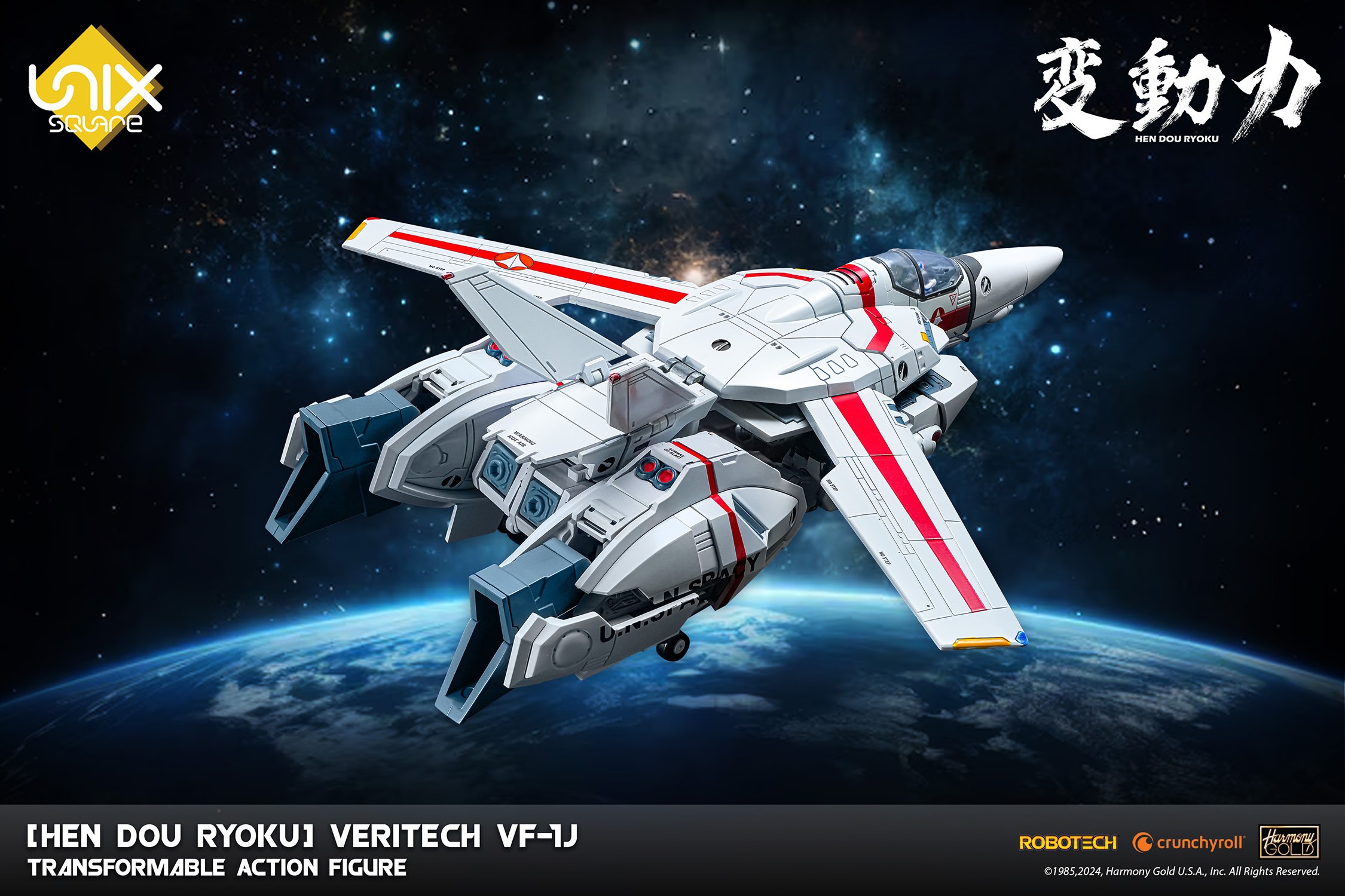 Robotech Veritech VF-1J Transformable Action Figure  (Prototype Shown) View 22