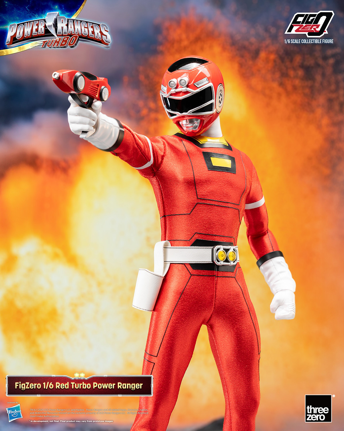 Power Ranger Turbo Red Turbo Power Ranger Sixth Scale Figure  (Prototype Shown) View 7