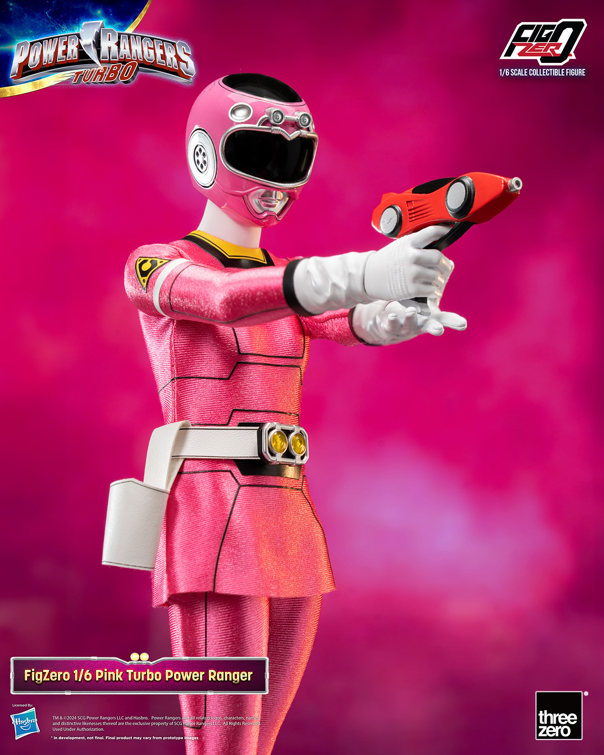 Power Ranger Turbo Pink Turbo Power Ranger Sixth Scale Figure  (Prototype Shown) View 7