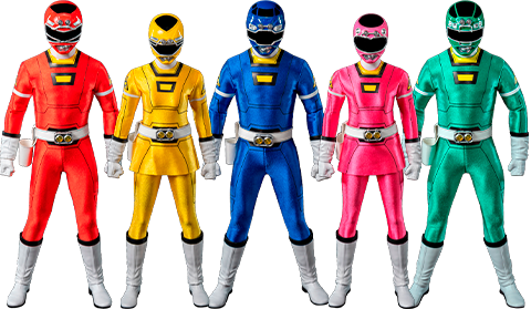 Turbo Power Rangers Pack Sixth Scale Figure Set by Threezero