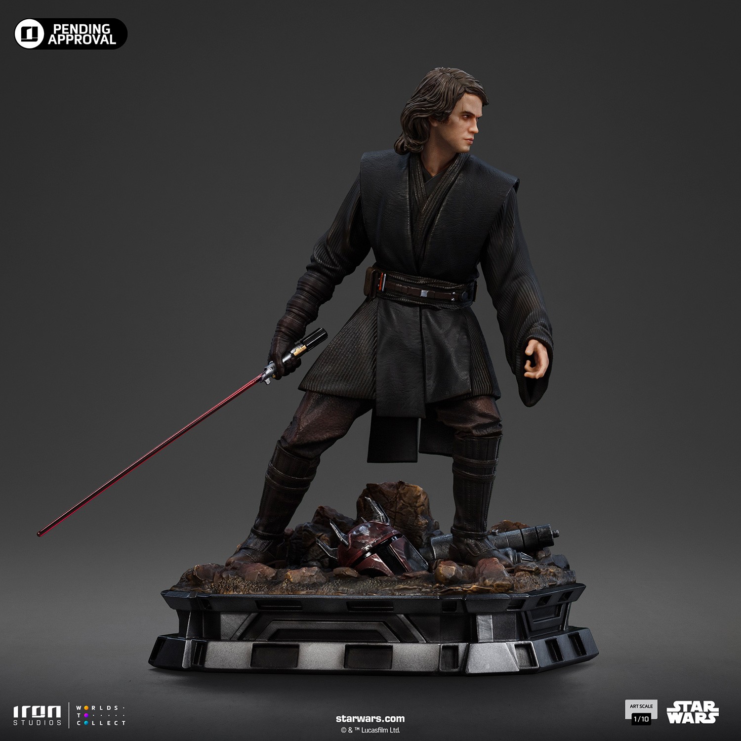 Star Wars Anakin Skywalker 1:10 Scale Statue  (Prototype Shown) View 3