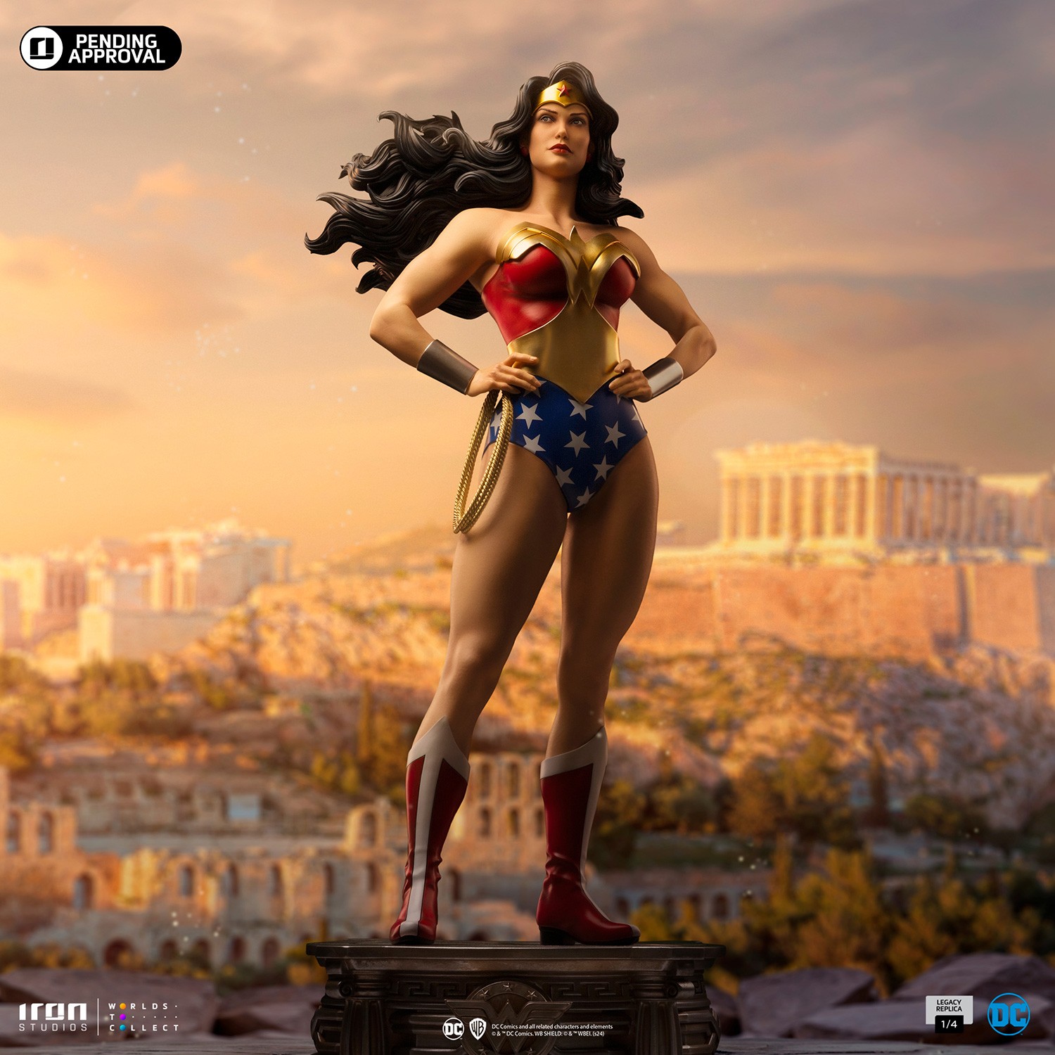 アメコミ WONDER WOMAN STATUE / DC DIRECT DC Direct Lynda Carter as Wonder Woman Statue Figurine 2007