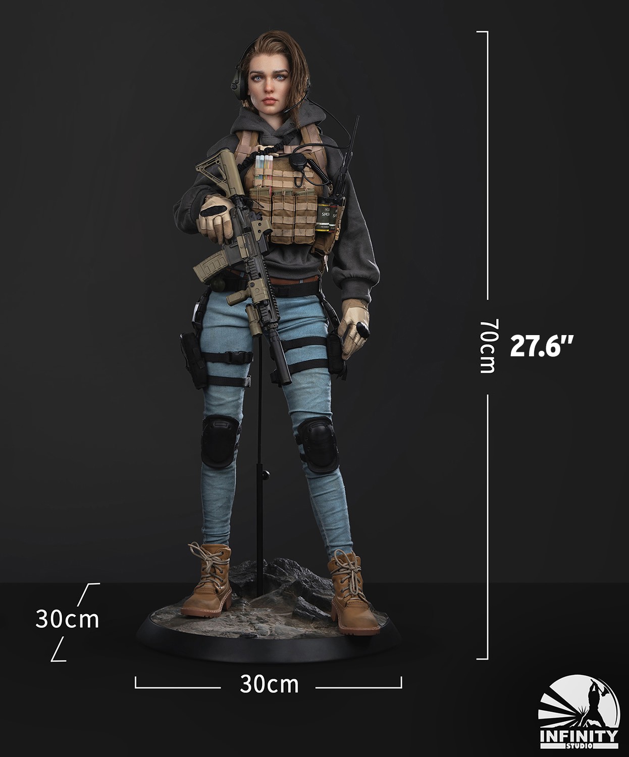 Angel Force Mia Action Figure  (Prototype Shown) View 2